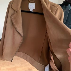 Old Navy Suede Moto Jacket